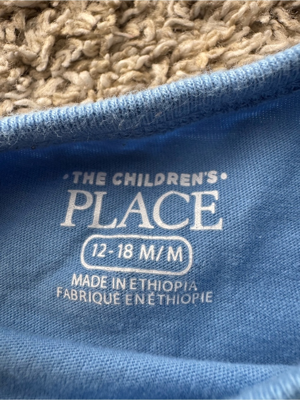 The Children’s Place Make Trouble Graphic Long Sleeve Shirt Baby Boys 12-18M - Picture 4 of 5